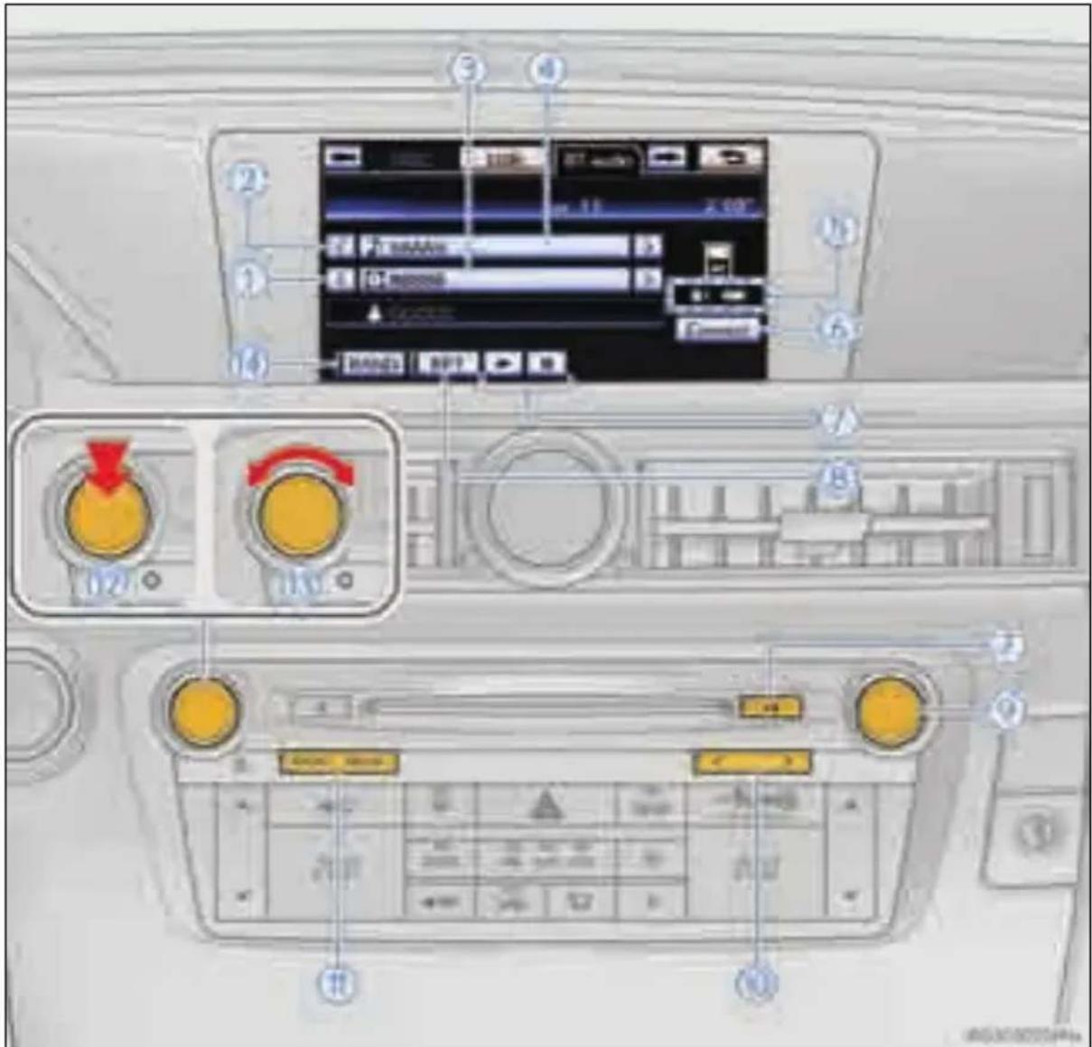 LEXUS GS 450h (2012) - Bluetooth® audio klausīšanās - 1