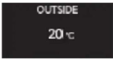 OUTSIDE 20℃