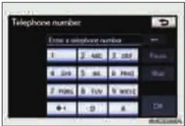 Telephone number Enter a telephone number 1 2.485 3.089 4.286 5.66 6.969 7.969 8.449 9.069 ●+ ① A 确定 取消
