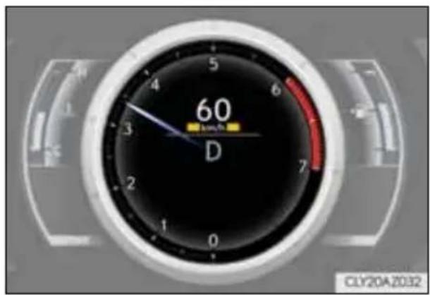 LEXUS IS 300h (2013) - - Ātruma indikators(F SPORT modeli) - 1