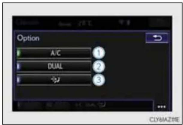 Option A/C ① DUAL ② ③ CLY6IAZIME
