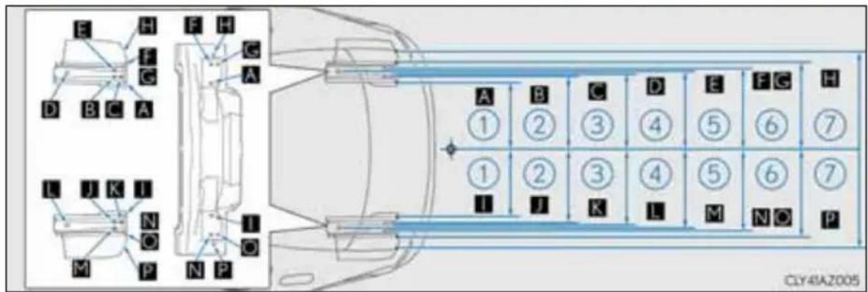 LEXUS IS 300h (2013) - Vilkšanas āka / sakabes un āka lodes uzstādīšanas stāvokļi - 1