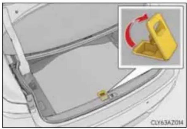 LEXUS IS 300h (2013) - Pirmās palīdzības komplekta glabāšanas josta - 1