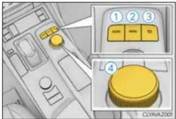 LEXUS IS 300h (2013) - Lexus Display Audio regulators - 1