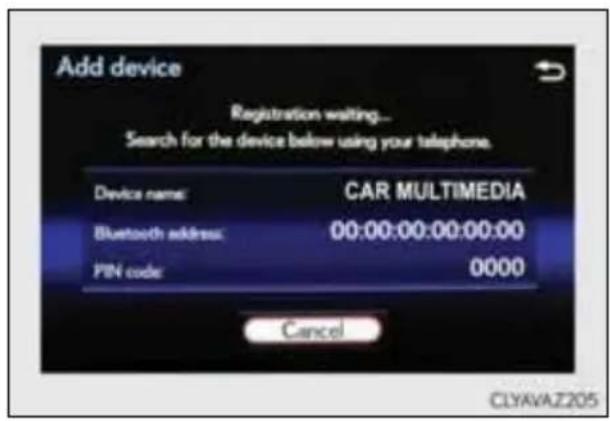 LEXUS IS 300h (2013) - Kā registrēt Bluetooth ^® ierīci - 1