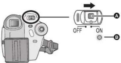 PANASONIC VDR-D300GT - 如何開啓言源 - 1