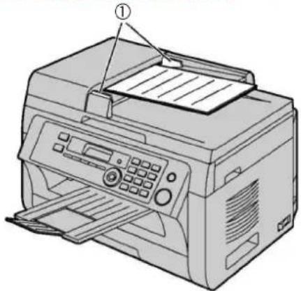 PANASONIC KX-MB2030FXW - Automātiskas dokumentu padeves izmantošana (tikai modeliem KX-MB2010/KX-MB2025/KX-MB203) - 1