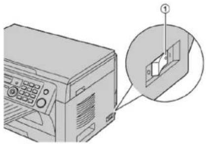 PANASONIC KX-MB2030FXW - Elektopadeves slēdža ieslēgšana - 1