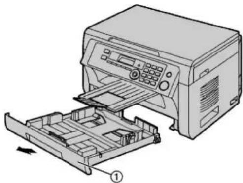 PANASONIC KX-MB2030FXW - Piezīme apdrukājamām papīram: - 1