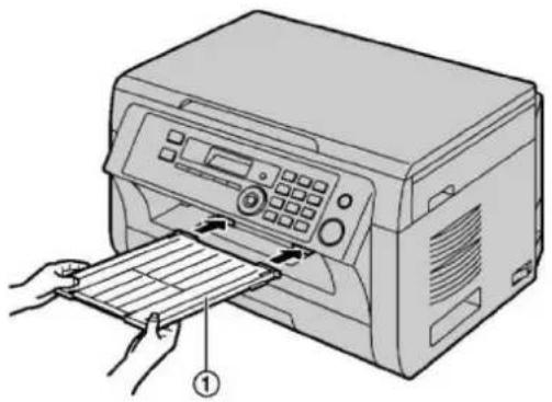 PANASONIC KX-MB2030FXW - Ja ir atdalijusies paplātes pagarinātāja virsēja daļa - 1