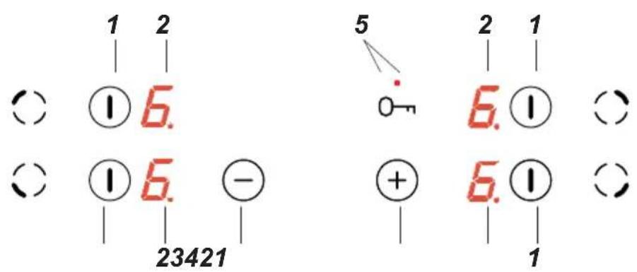 1 2 ○ ①6. ○ ①6. ⊖ 23421 5 2 1 ○- 6.① ⊕ 6.① 1