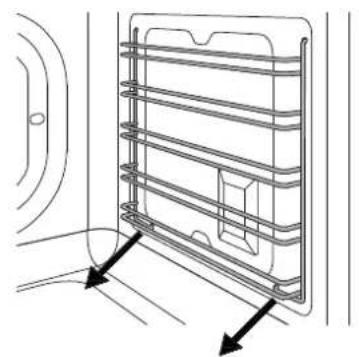 BERTAZZONI F605PROEKX - REMOVING THE SIDE GUIDES - 1