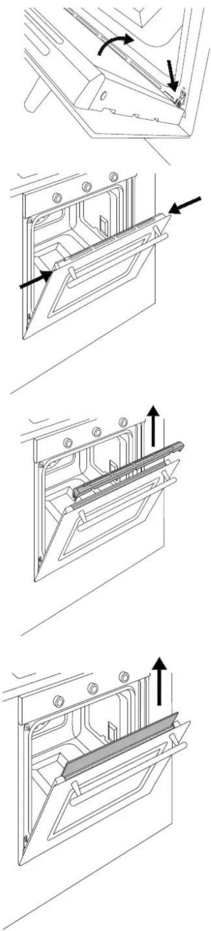 BERTAZZONI F605PROEKX - CLEANING THE INTERNAL DOOR GLASS - 2