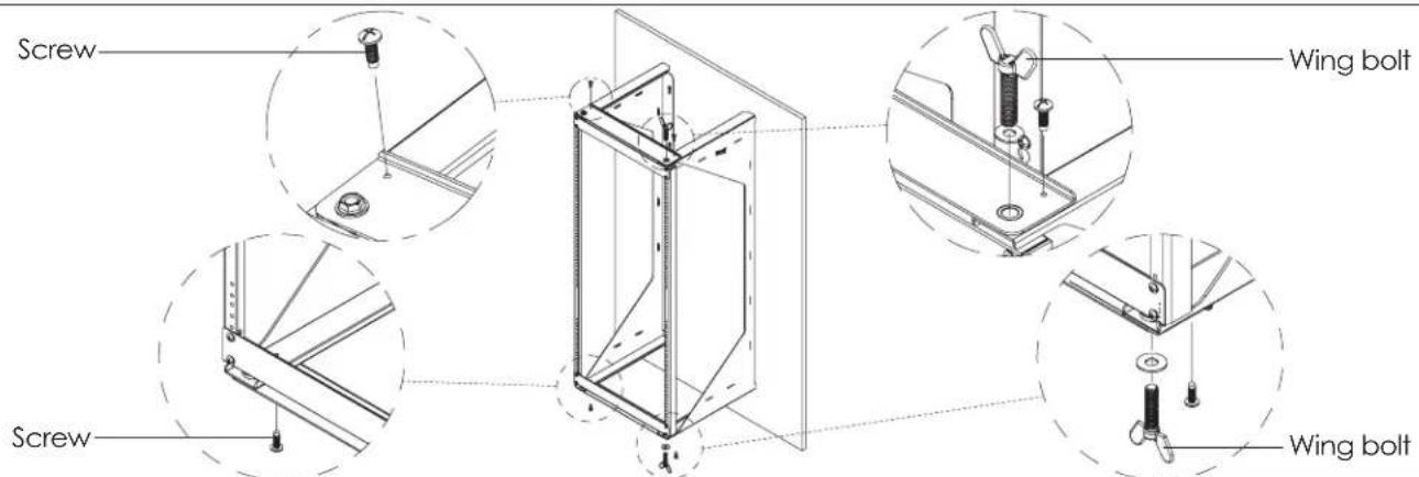 Screw Wing bolt Screw Wing bolt