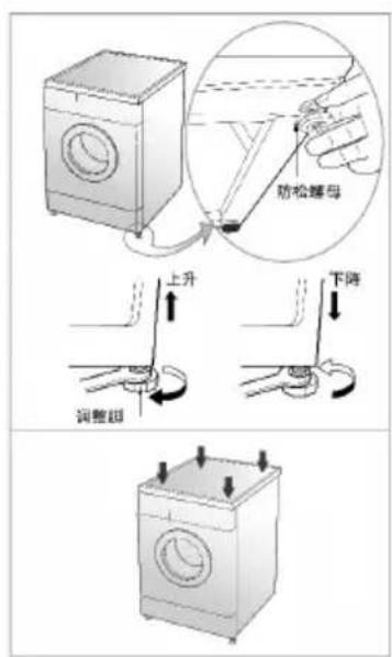 防松螺母 上升 下降 调整组