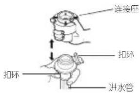 连接座 扣环 扣环 进水管