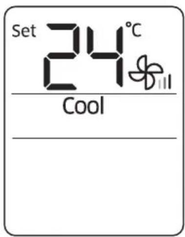 Set 24°C Cool