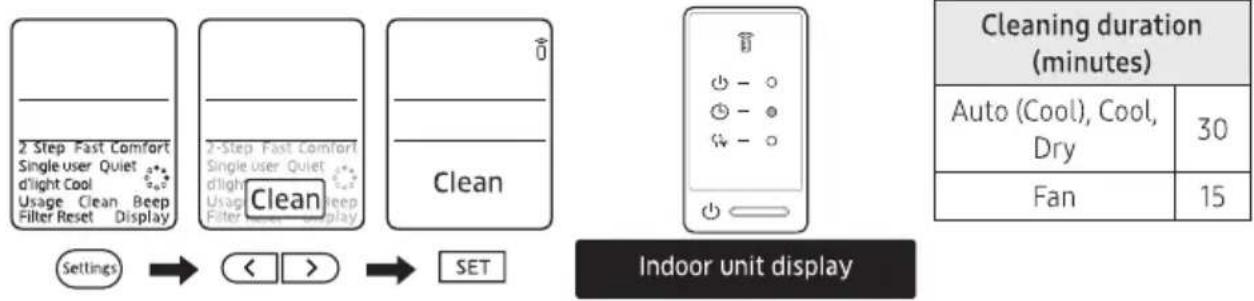SAMSUNG AR12NC1UFUQXNA - Running Auto clean - 1