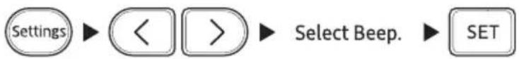 SAMSUNG AR24NV3JGMCNNA - Beep sound function - 1