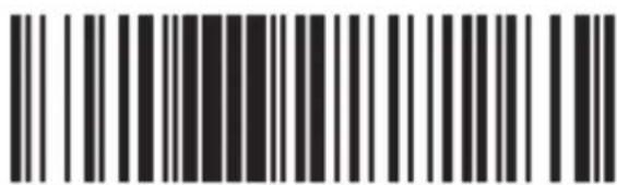 Black and white barcode image with vertical lines and a small number '1' at the bottom right.