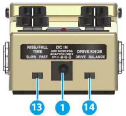 RISE/FALL DC IN TIME USE ROSS PBA DRIVE KNOB SLOW FAST ADAPTOR ONLY DRIVE BALANCE 13 1 14