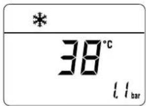 * 38°C 11bar
