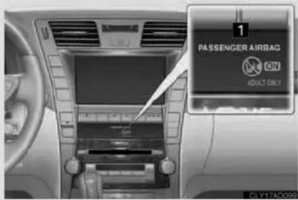 1 PASSENGER AIRBAG ON ADULT ONLY CLY17AD099