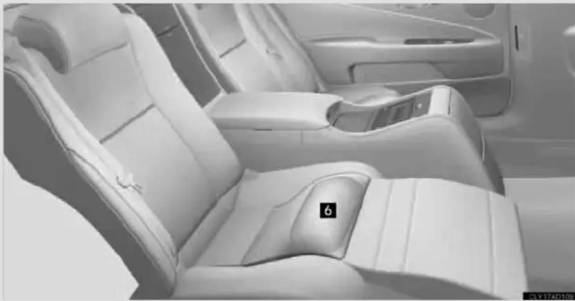 LEXUS LS 600h (2007) - SRS drošības spilveni - 2