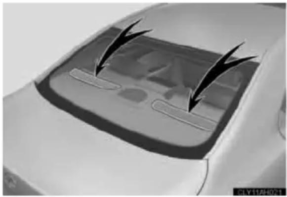 LEXUS LS 600h (2007) - ■ Hibrīdakumulatora ventilācijas sprauslas - 1