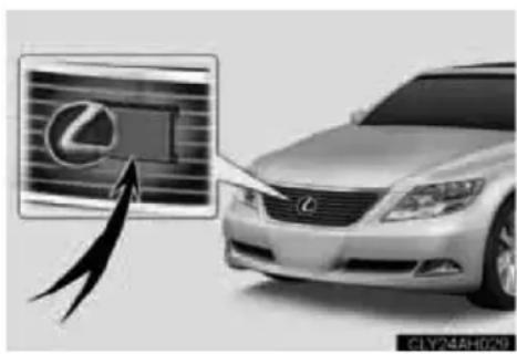 LEXUS LS 600h (2007) - ■ Radara sensors un radiatora reste - 1