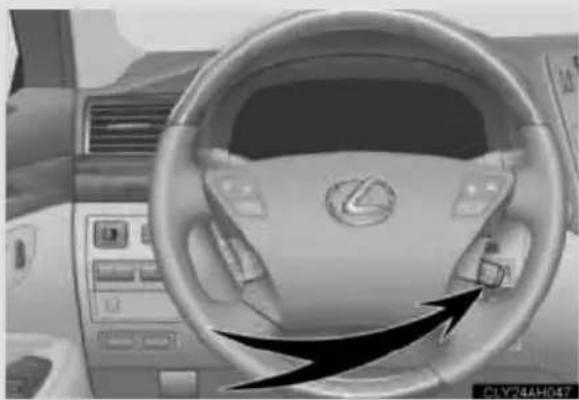 LEXUS LS 600h (2007) - 2-4.Citu vadības sistēmu izmantošana Pastāvīga ātruma uzturēšanas sistēma (ja aprikots) - 1