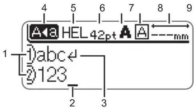4 5 6 7 8 9 HEL 42pt mm 1 abc 2 123 2 3