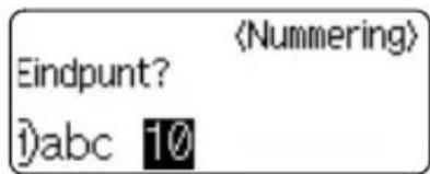 Eindpunt? ①abc 10