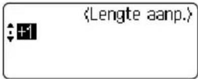 BROTHER PT-2730VP - De etiketlengte aanpassen - 1