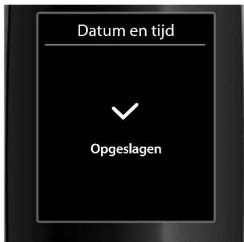 GIGASET C610 Silky - Datum en tijd instellen - 7