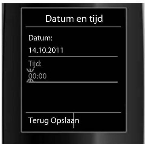 GIGASET C610 Silky - Datum en tijd instellen - 5