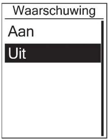 Bryton Rider 40E - Waarschuwing - 1