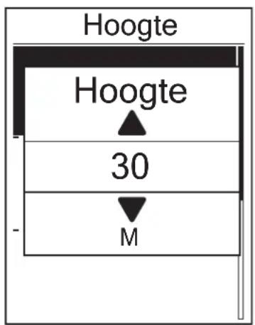 Bryton Rider 40E - Huidige hoogte - 1