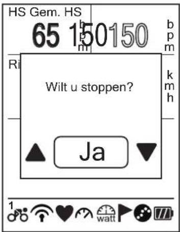 Bryton Rider 40E - Navigeren stopzetten - 1