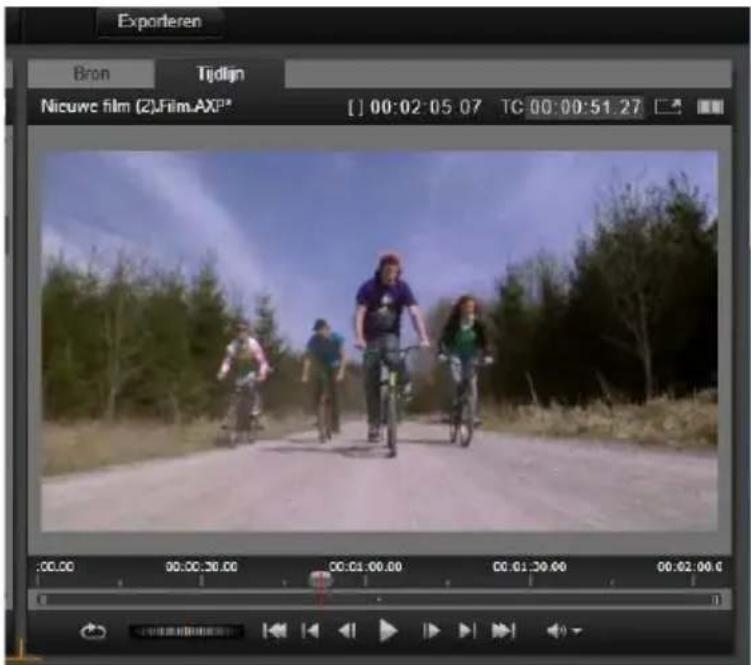 Exportieren Bron Tijdijn Nieuwc film (2)Film.AXP® [ ] 00:02:05 07 TC:00:00:51.27 :00.00 00:00:30.00 00:01:00.00 00:01:30.00 00:02:00 €