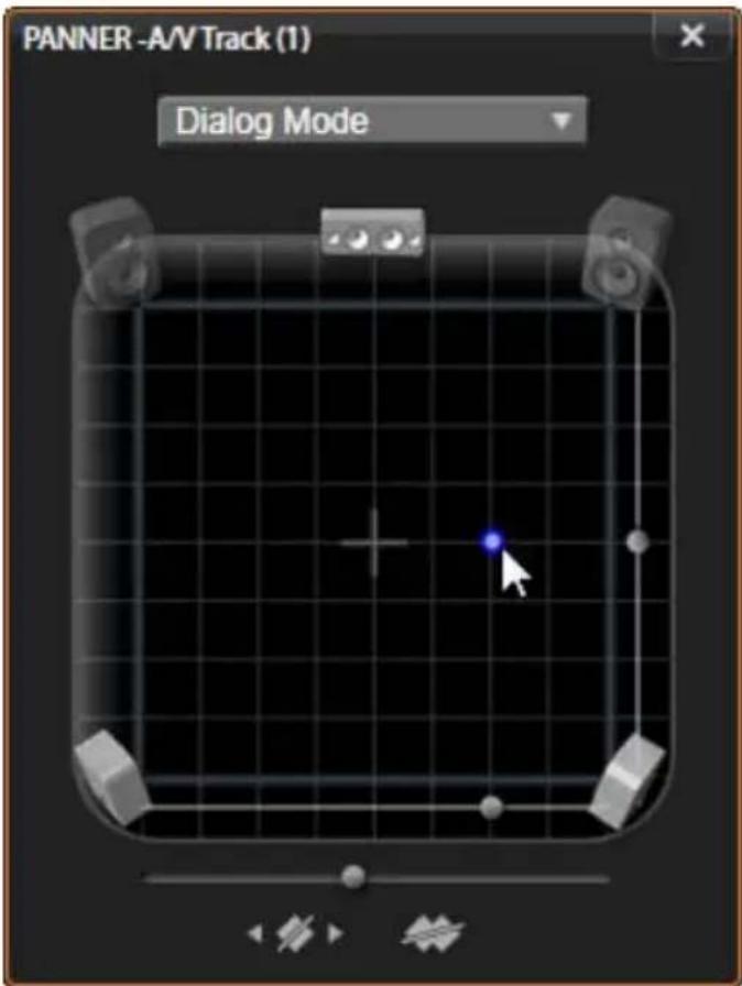 PANNER -A/V Track (1) Dialog Mode