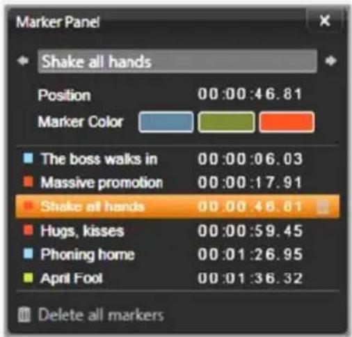 PINNACLE Studio 16 Plus - Markeringen - 1