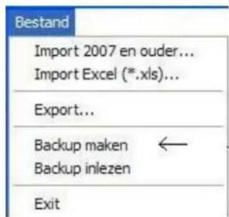 Nedsoft RittenRegistratie 2013 Pro - Backup & Restore - 1