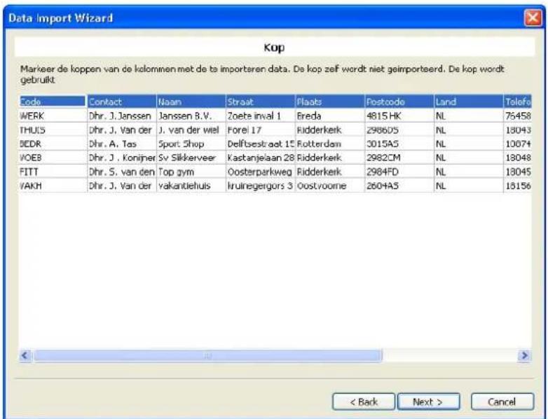 Nedsoft RittenRegistratie 2013 Pro - Importeren van Excel bestanden - 3