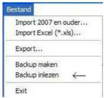 Nedsoft RittenRegistratie 2013 Pro - Backup & Restore - 3