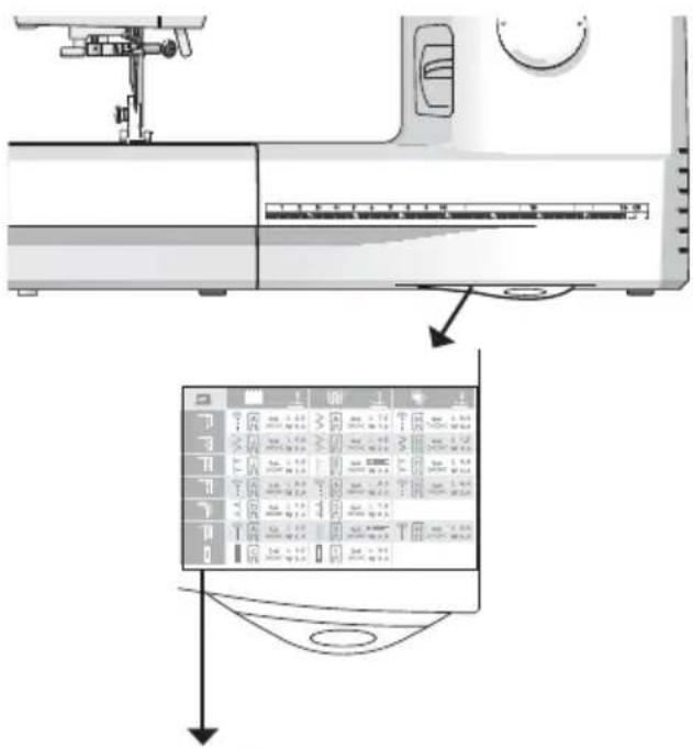 HUSQVARNA Viking Emerald 118 - Naald omhoog/omlaag (model 118 en 122) - 1