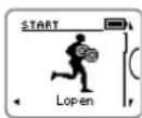 POLAR RC3 GPS HRM Tour de France - De trainingscomputer zoekt naar de signalen van de GPS-satelliet of de sensor - 1