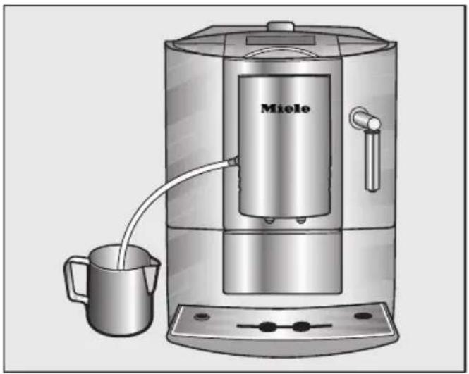 MIELE Barista CM 5200 - Melksysteem met reinigingsmiddel voor melkleidingen reinigen - 1