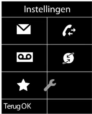 GIGASET C610 Onyx - Hoofdmenu (hoogste menuniveau) - 1