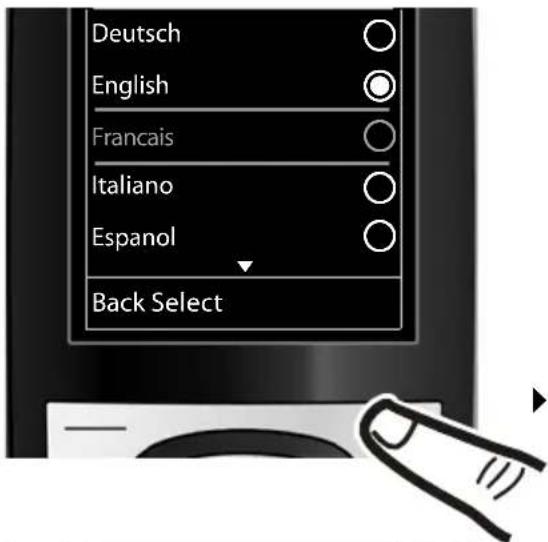 GIGASET C610 Onyx - Displaytaal wijzigen - 3